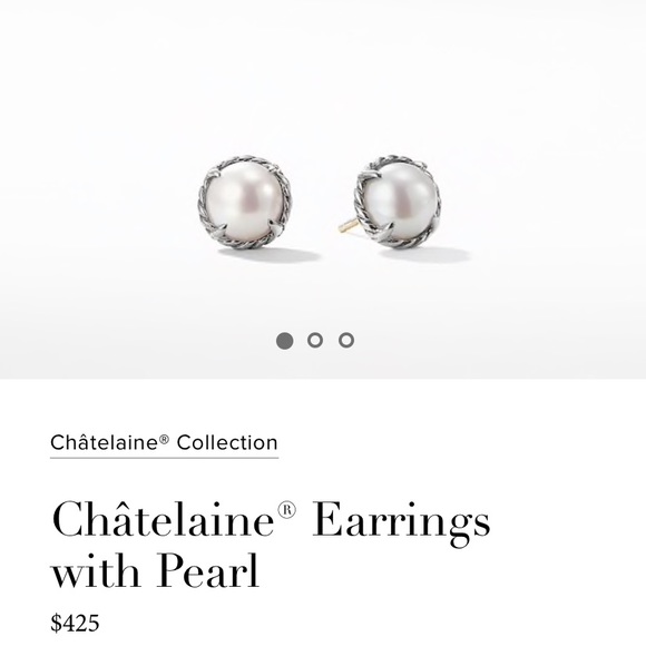 David Yurman Jewelry - David Yurman Chatelaine pearl earrings